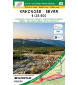 Krkonoše sever 1 : 25 000 (2026, GOL_120), turistická mapa pro celoroční užití, papír