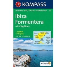 Ibiza a Formentera 1:50 000 (KOMPASS 239)