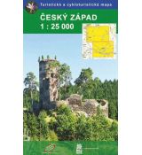 Český západ 1:25 000, turistická mapa Geodézie On Line