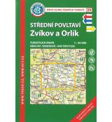 Střední Povltaví  - Zvíkov a Orlík 1:50 000, KČT, turistická mapa