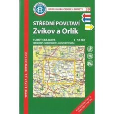 Střední Povltaví  - Zvíkov a Orlík 1:50 000, KČT, turistická mapa