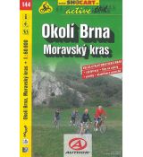 Okolí Brna - Moravský kras 1:60 000, SHOCART, cykloturistická mapa