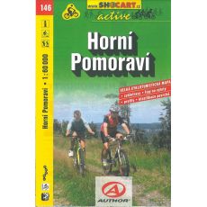 Horní Pomoraví 1:60 000, SHOCART, cykloturistická mapa