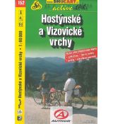 Hostýnské a Vizovické vrchy,
1:60 000, SHOCART, cykloturistická mapa