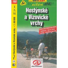 Hostýnské a Vizovické vrchy,
1:60 000, SHOCART, cykloturistická mapa