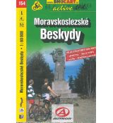 Moravskoslezské Beskydy, 
1:60 000, SHOCART, cykloturistická mapa