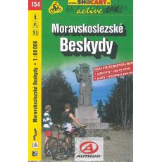 Moravskoslezské Beskydy, 
1:60 000, SHOCART, cykloturistická mapa