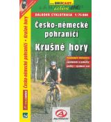 Česko-německé pohraničí Krušné hory 1:75 000, dálková cyklotrasa, SHOCART