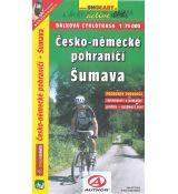 Česko-německé pohraničí Šumava 1:75 000, dálková cyklotrasa, SHOCART