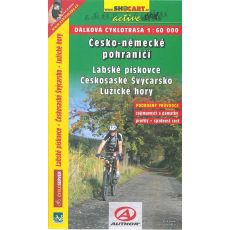 Česko-německé pohraničí 1:60 000, dálková cyklotrasa, SHOCART