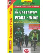 Greenway - Praha - Wien 1:110 000, dálková cyklotrasa, SHOCART