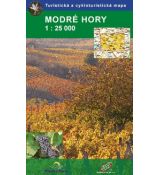 Modré Hory 1:25 000, podrobná mapa Geodézie On Line