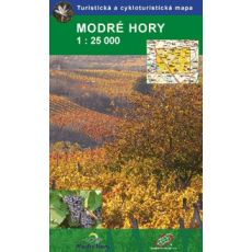 Modré Hory 1:25 000, podrobná mapa Geodézie On Line