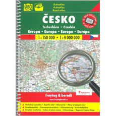 Česká republika 1:150 000, autoatlas Freytag & Berndt