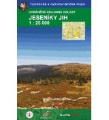 Jeseníky jih 1:25 000, podrobná mapa Geodézie On Line