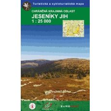 Jeseníky jih 1:25 000, podrobná mapa Geodézie On Line