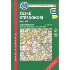 České středohoří - západ  1:50 000, KČT, turistická mapa