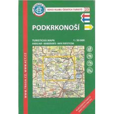 Podkrkonoší 1:50 000, KČT, turistická mapa