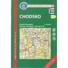 Chodsko 1:50 000, KČT, turistická mapa