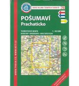 Pošumaví - Prachaticko 1:50 000, KČT, turistická mapa