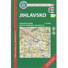 Jihlavsko 1:50 000, KČT, turistická mapa