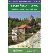 Bechyňsko 1:25 000 - turistická a cykloturistická mapa Geodézie On Line