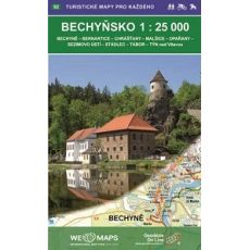 Bechyňsko 1:25 000 - turistická a cykloturistická mapa Geodézie On Line