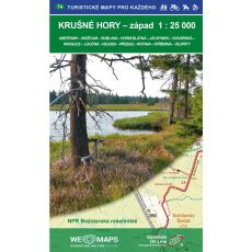 Krušné hory 1:25 000 - západ, Kraslicko a Božídarsko, turistická mapa Geodézie On Line, edice Turistické mapy pro každého