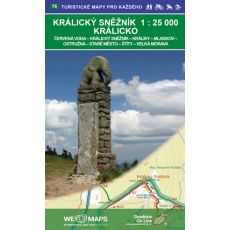 Králický Sněžník a Králicko 1:25 000, turistická mapa Geodézie On Line, 2016